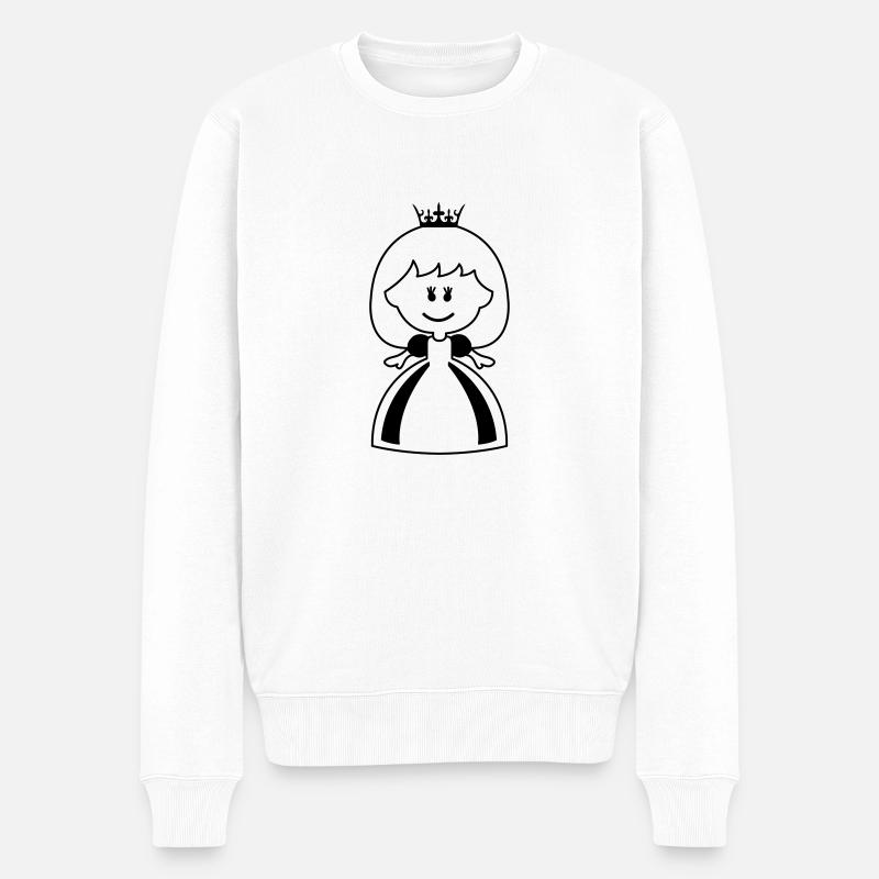 prinzessin - Pull Premium bio Homme - blanc
