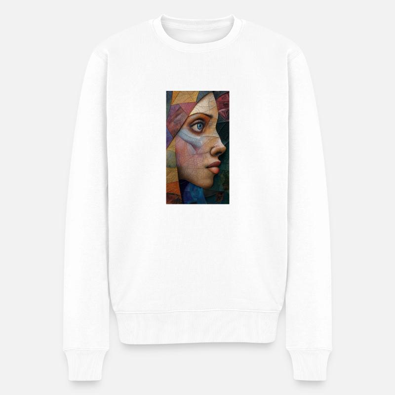 Conscience féminine - Pull Premium bio Homme - blanc