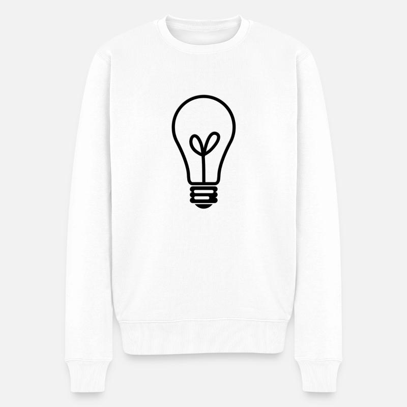 ampoule ampoule Ampoules lamp12 - Pull Premium bio Homme - blanc