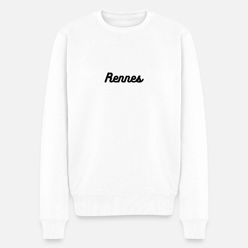 Rennes - Pull Premium bio Homme - blanc