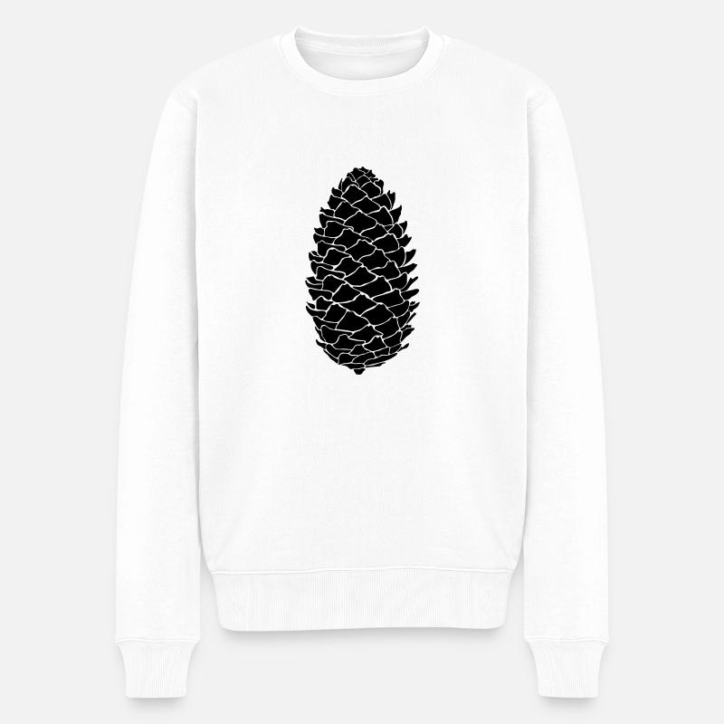 Zapfn - Männer Premium Bio Pullover - Weiß