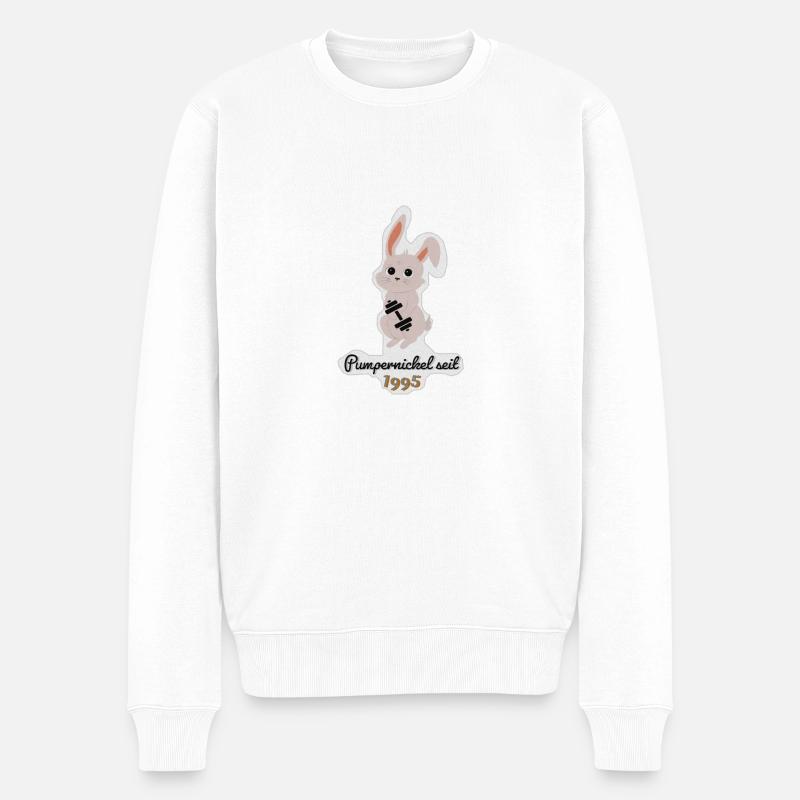 Sporthase - Männer Premium Bio Pullover - Weiß