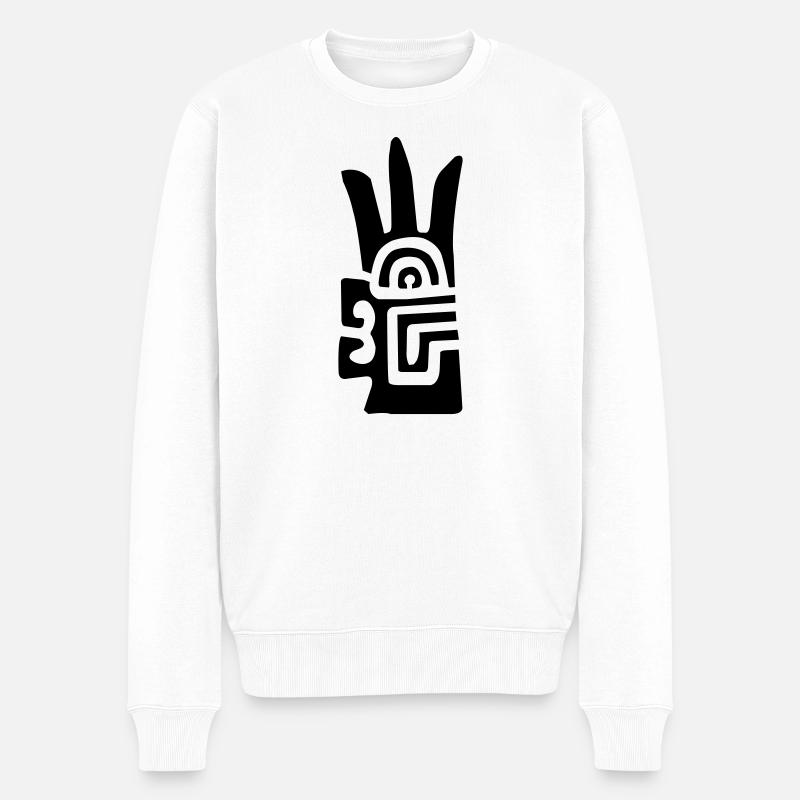 Chavín - Pull Premium bio Homme - blanc