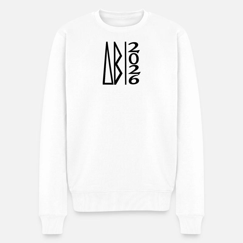 ABI 2026 Klassisch Modern - Männer Premium Bio Pullover - Weiß