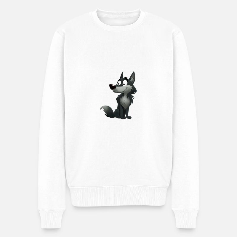 Loup - Pull Premium bio Homme - blanc