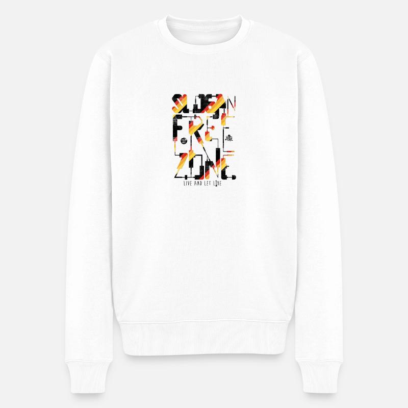 shirt, conception, t-shirt - Pull Premium bio Homme - blanc