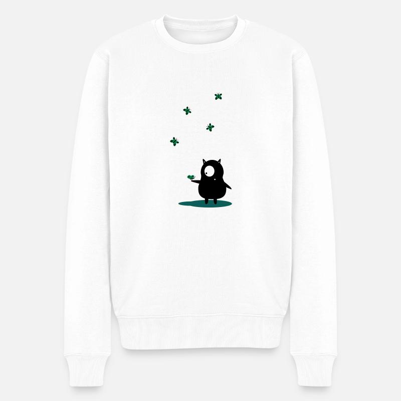 Schmetterling - Pull Premium bio Homme - blanc