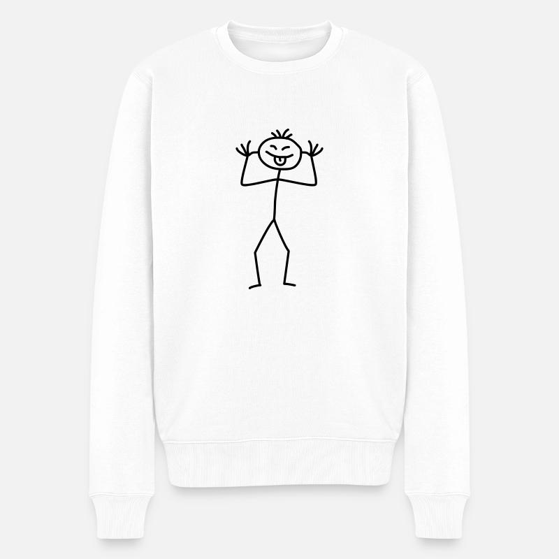 Annoy - Pull Premium bio Homme - blanc