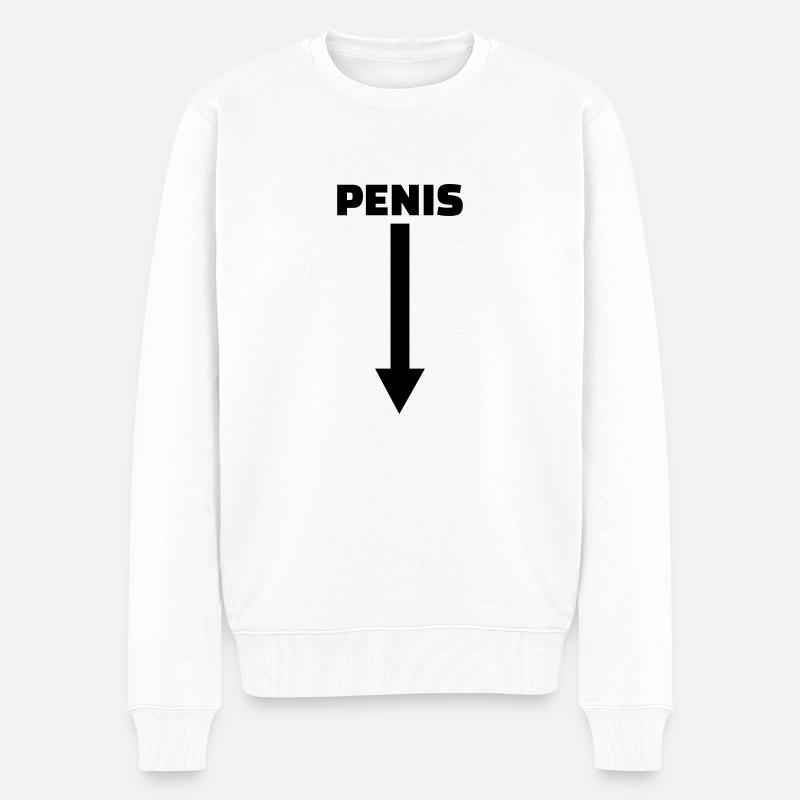 Penis - Pull Premium bio Homme - blanc
