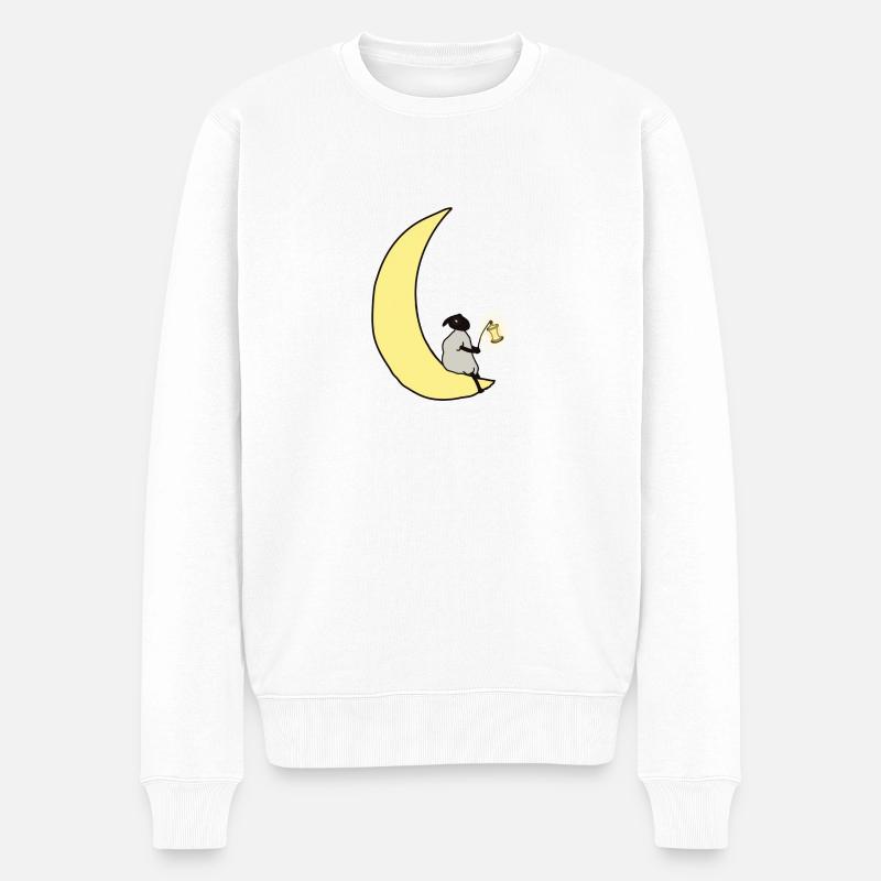 Monjaf - Pull Premium bio Homme - blanc