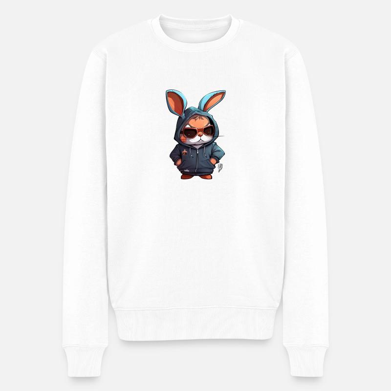Lapin 4 - Pull Premium bio Homme - blanc