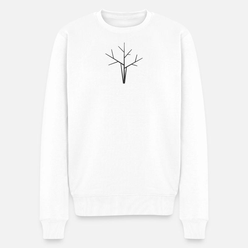 Résumé arbre - Pull Premium bio Homme - blanc