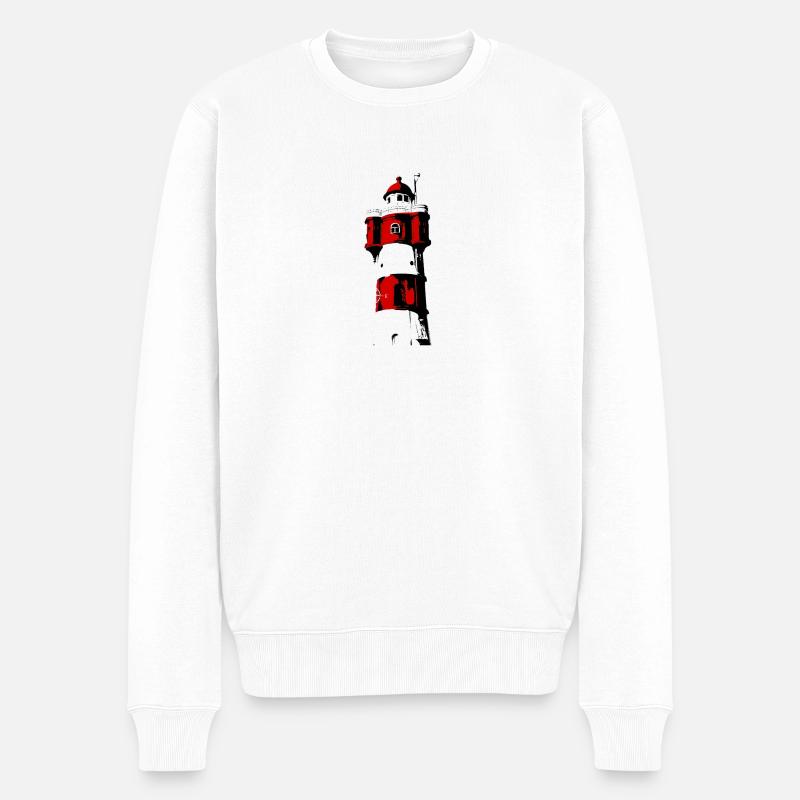 Phare Roter Sand2 - Pull Premium bio Homme - blanc