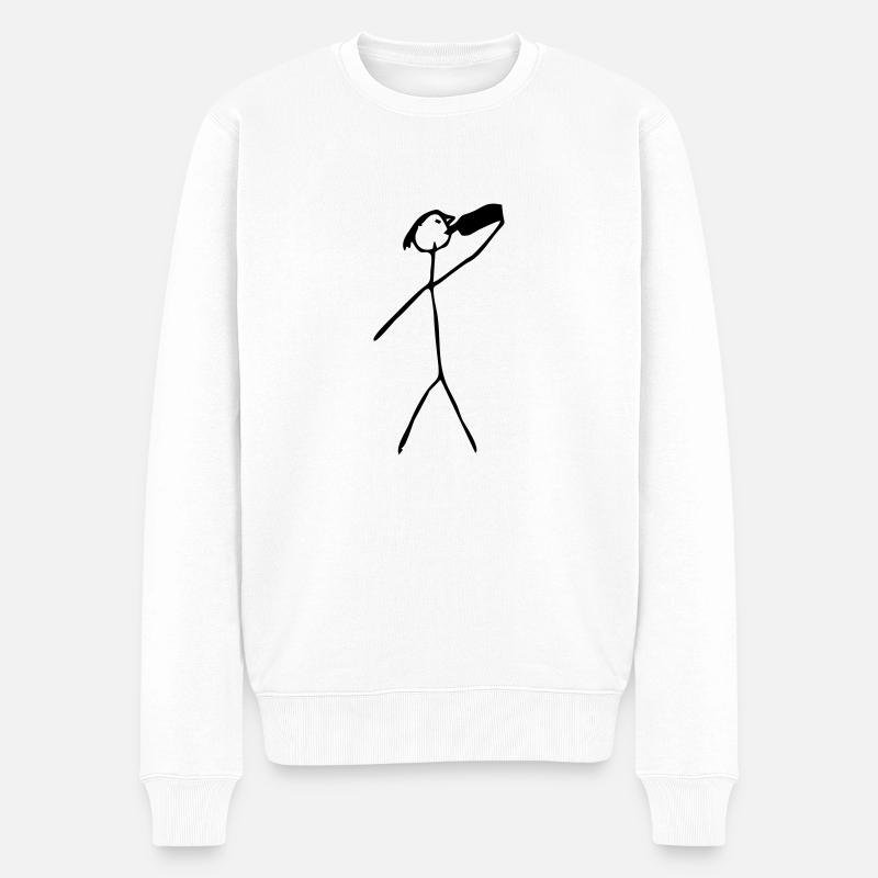 potable - Pull Premium bio Homme - blanc