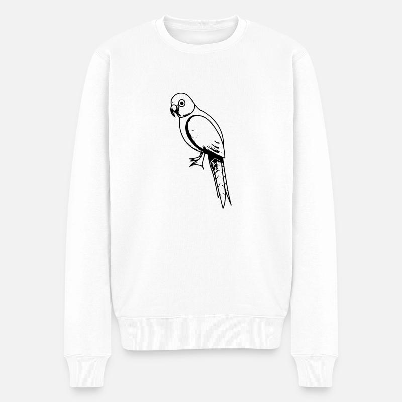 Perroquet - Pull Premium bio Homme - blanc