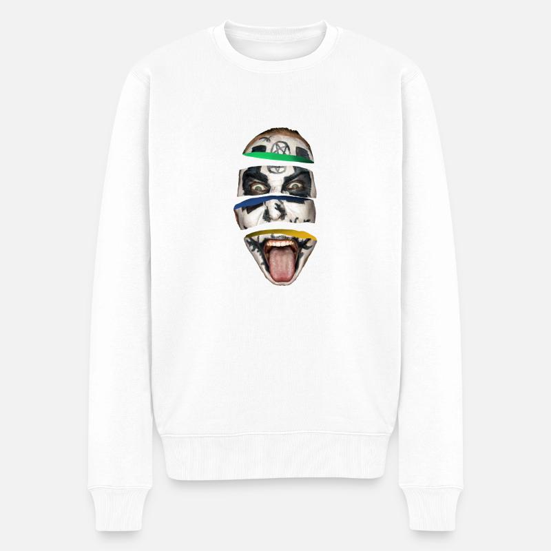 Head - Männer Premium Bio Pullover - Weiß