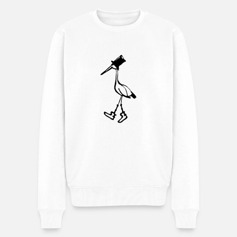 M. Storch - Pull Premium bio Homme - blanc