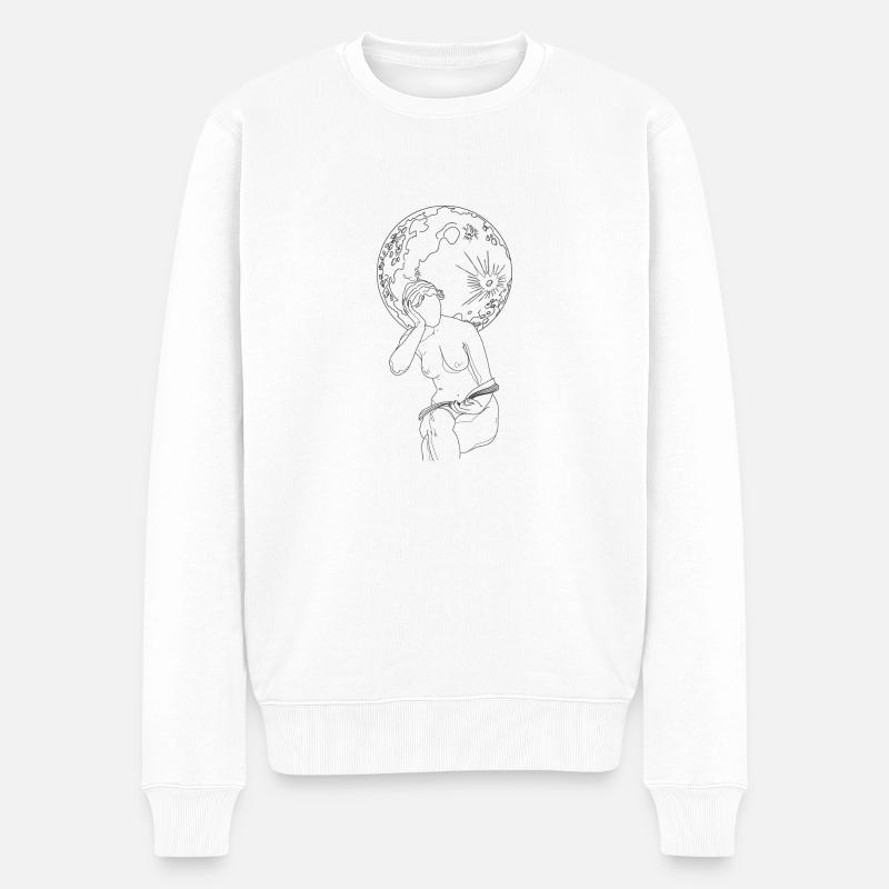 Lire - Pull Premium bio Homme - blanc