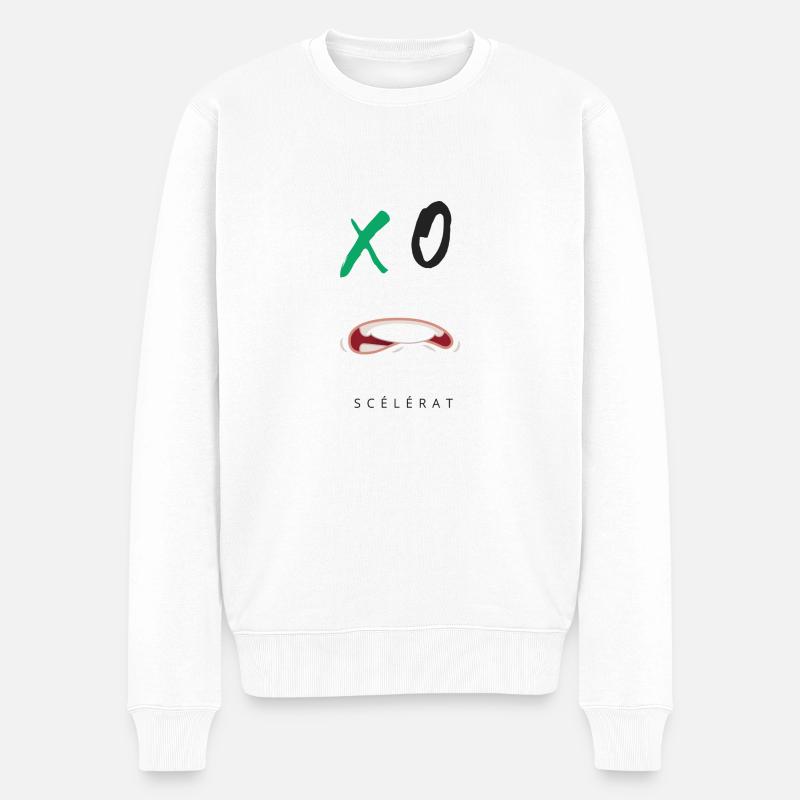 XO Green Scelerat - Pull Premium bio Homme - blanc