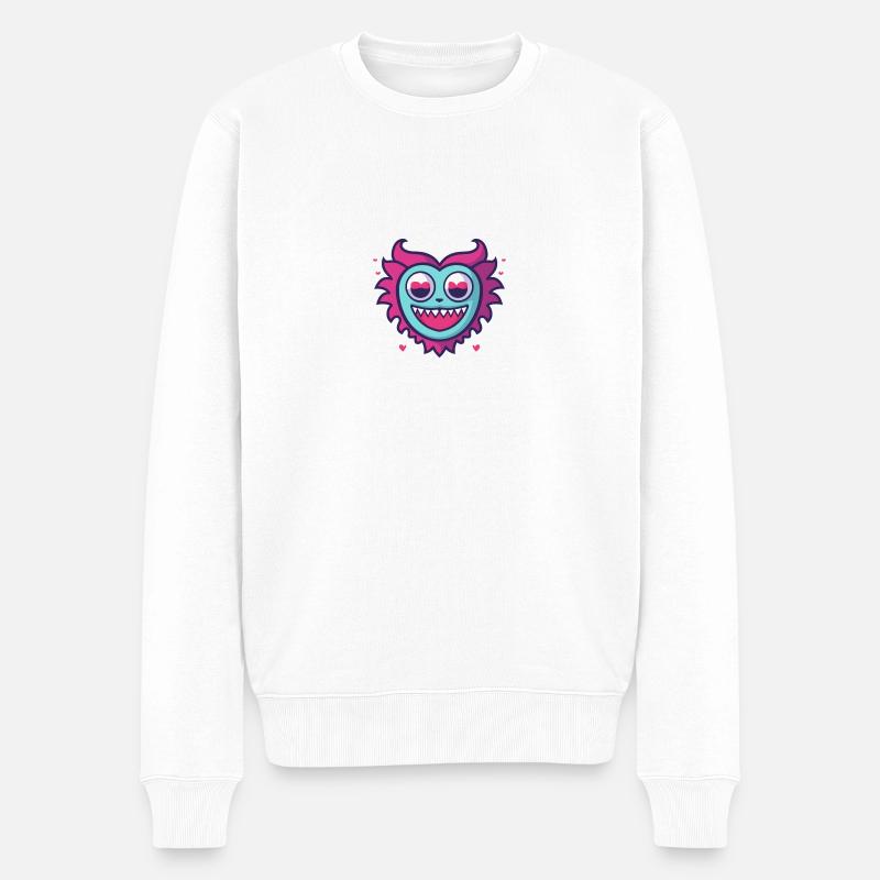 Mignon petit monstre - Pull Premium bio Homme - blanc