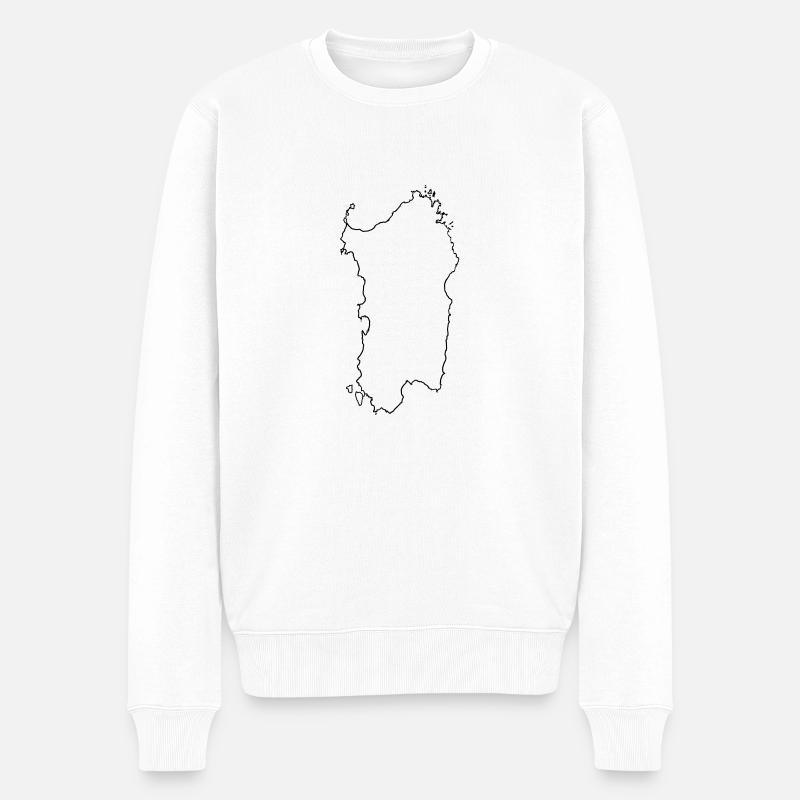 Sardaigne - Pull Premium bio Homme - blanc