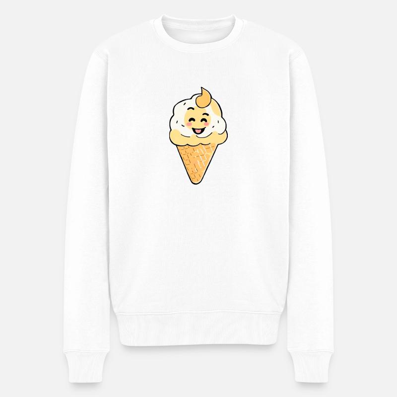 Have a Ice Day! - Männer Premium Bio Pullover - Weiß