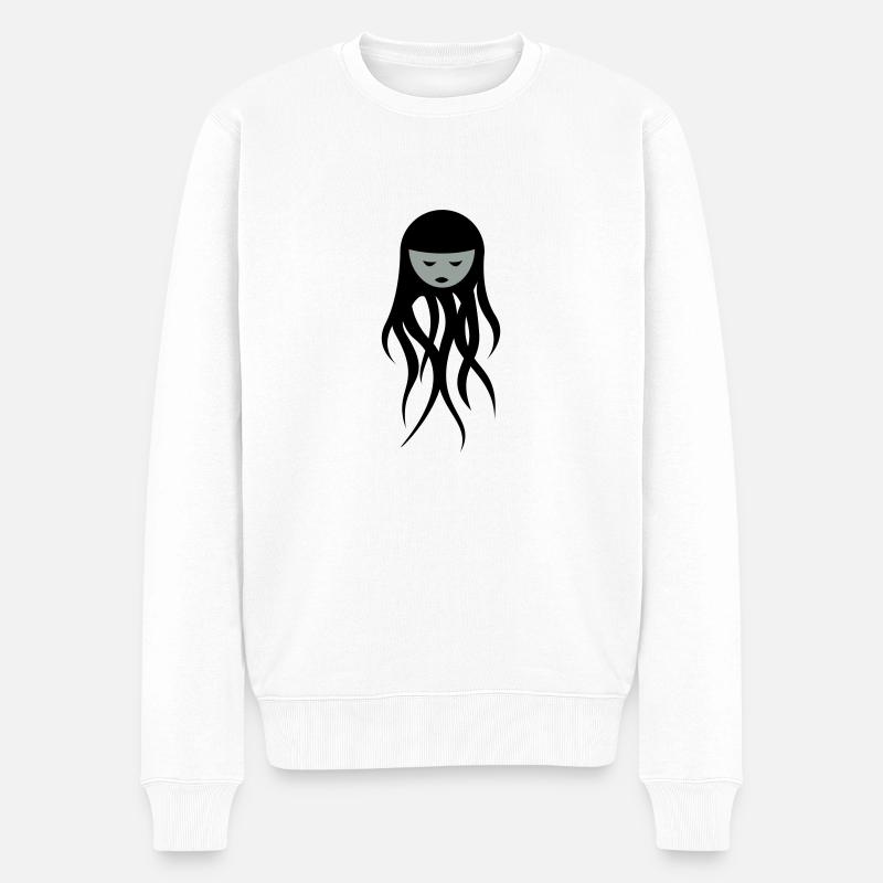 fantôme manger - Pull Premium bio Homme - blanc