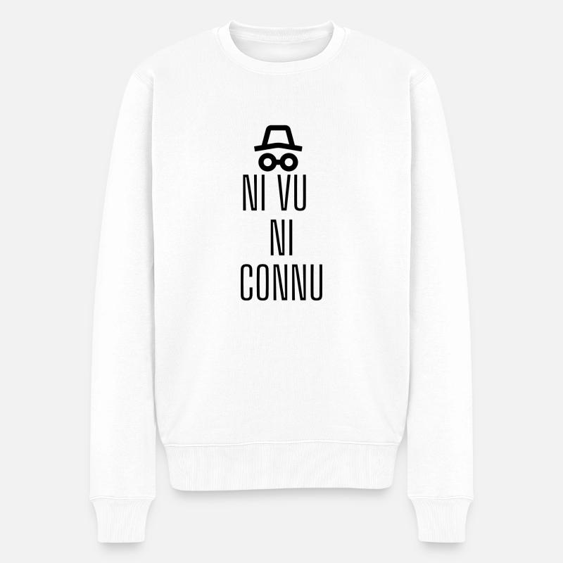 NI VU NI CONNU 2 - Pull Premium bio Homme - blanc