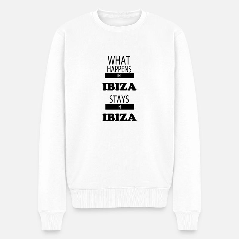 ibiza - Pull Premium bio Homme - blanc