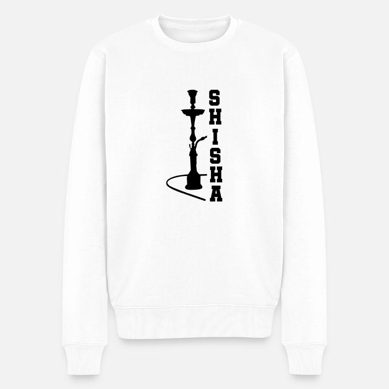 narguilé - Pull Premium bio Homme - blanc