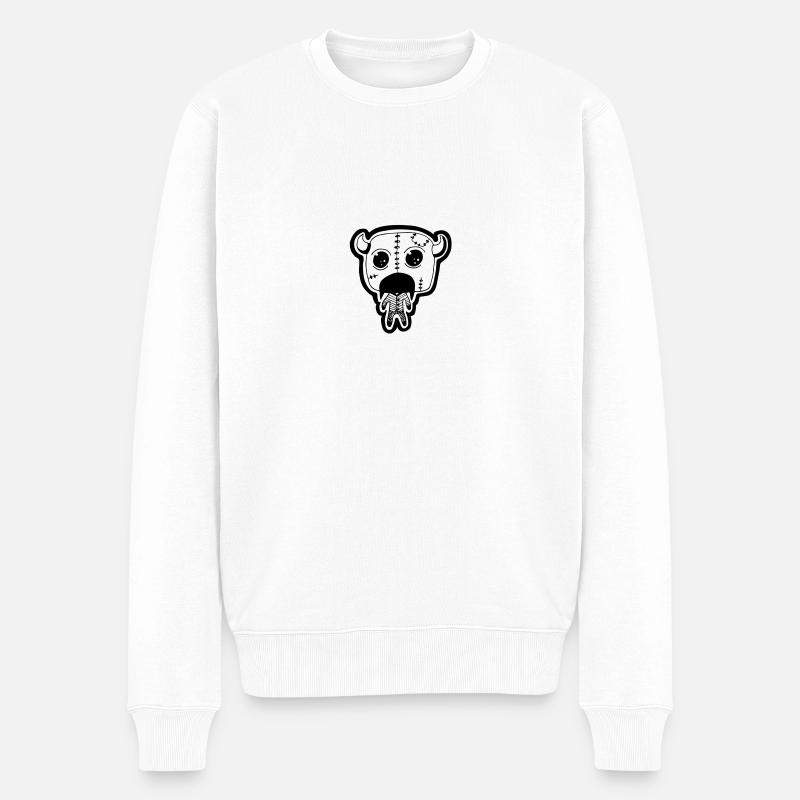 devul - Pull Premium bio Homme - blanc