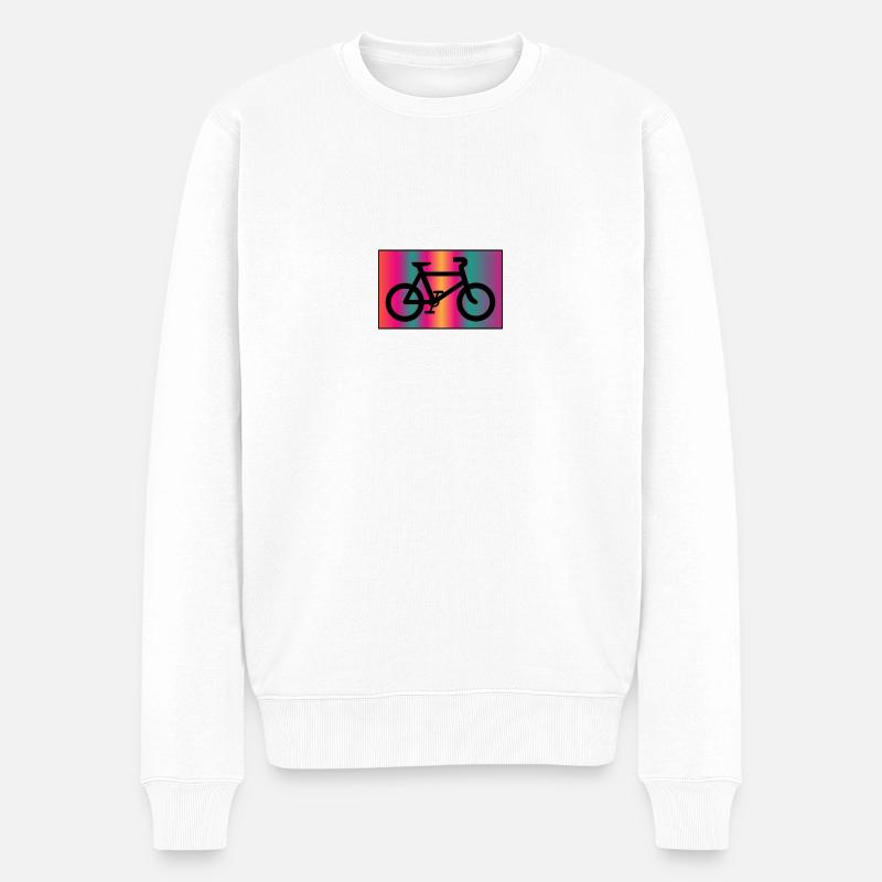 FAHRRAD - Männer Premium Bio Pullover - Weiß