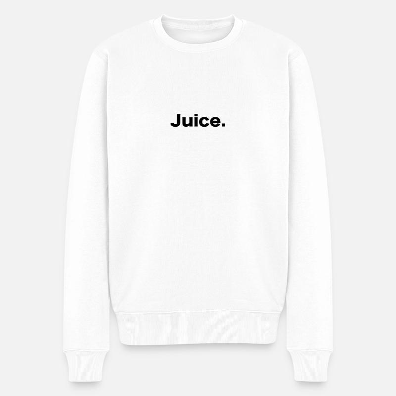 Juice - Männer Premium Bio Pullover - Weiß