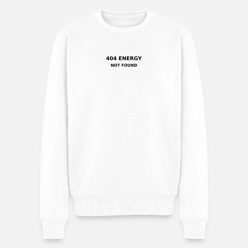 404 Énergie - Pull Premium bio Homme - blanc