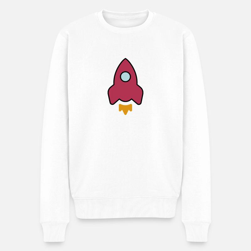 fusée - Pull Premium bio Homme - blanc