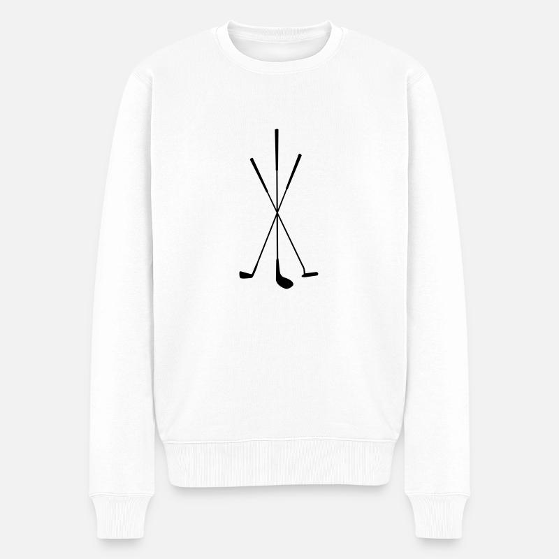 Golf - Clubs de golf - Pull Premium bio Homme - blanc