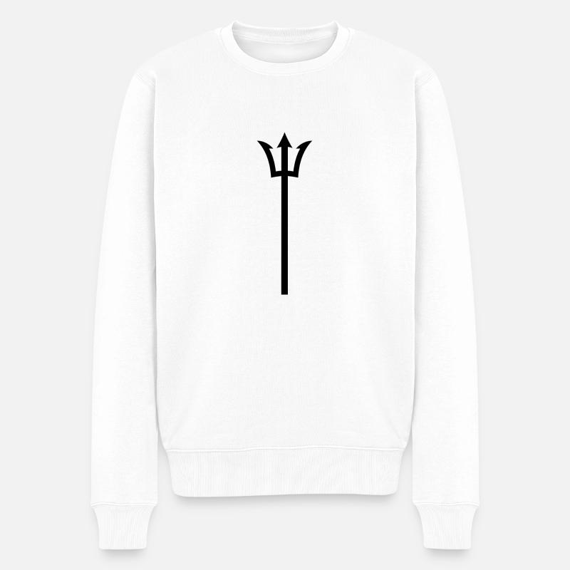 trident - Pull Premium bio Homme - blanc