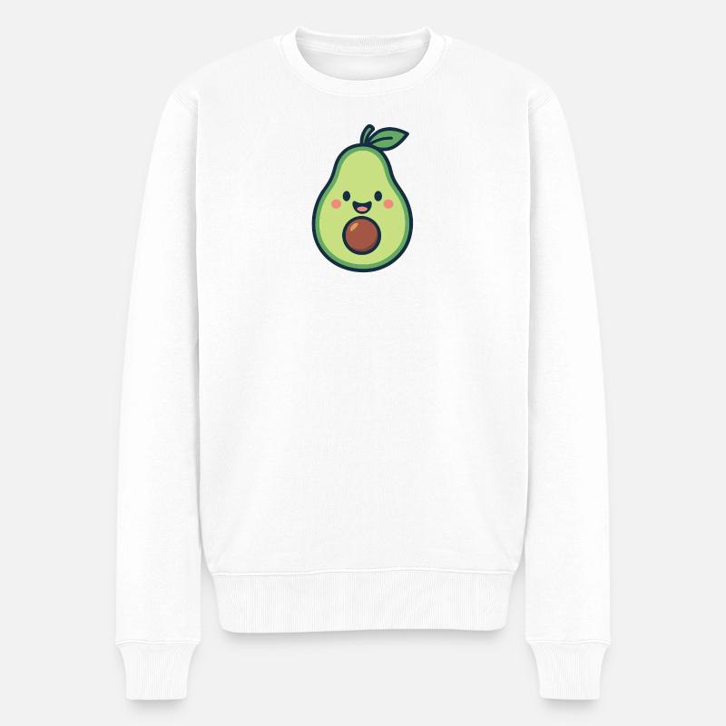 Avocat heureux - Pull Premium bio Homme - blanc