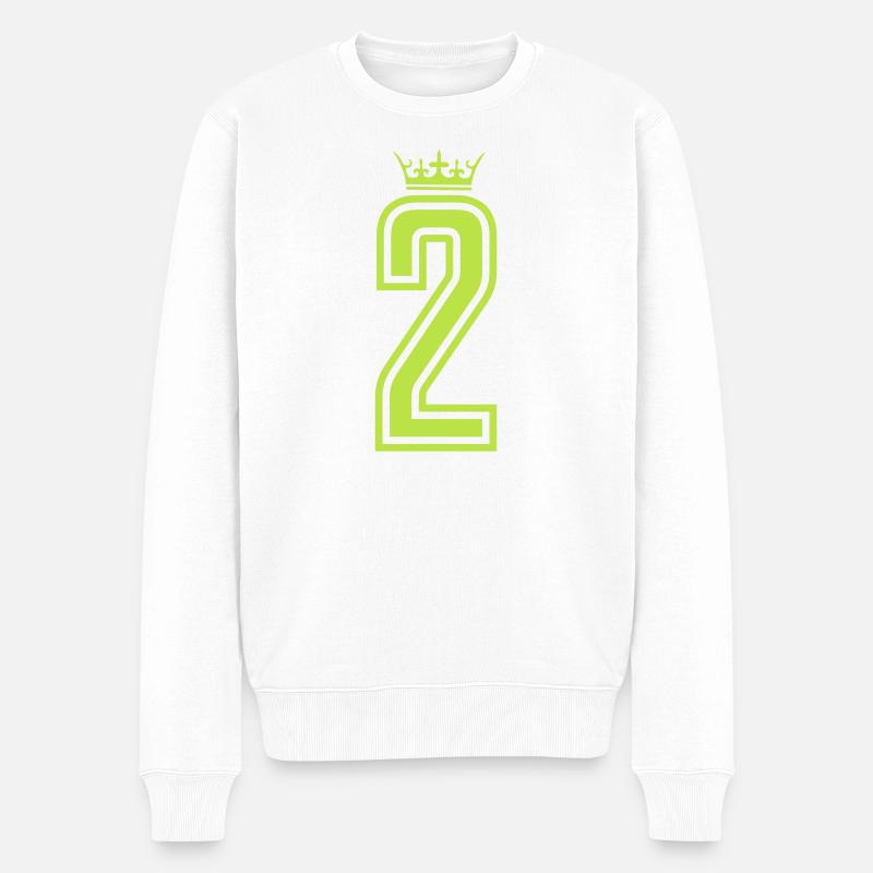 Royal Two Neon - Pull Premium bio Homme - blanc