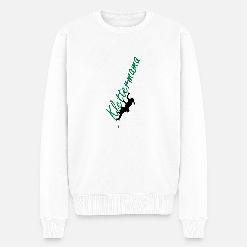 Escalade Mama - Pull Premium bio Homme - blanc