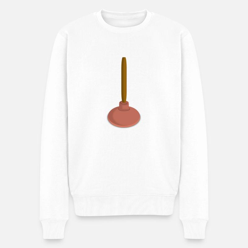 Piston - Pull Premium bio Homme - blanc