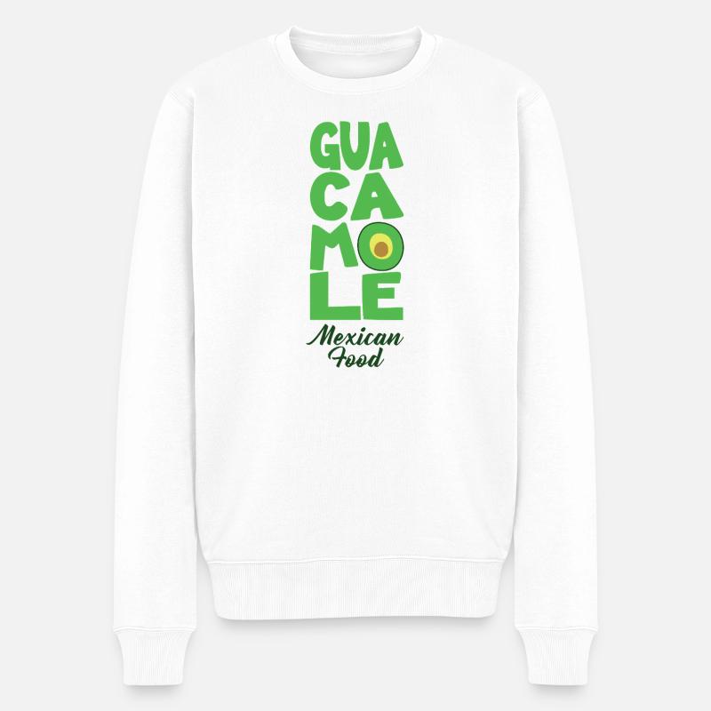 Guacamole 2 - Männer Premium Bio Pullover - Weiß