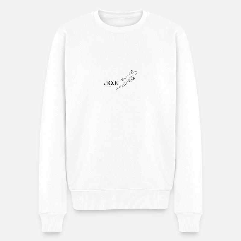 Informatik Informatiker Programmierer It Coding - Männer Premium Bio Pullover - Weiß