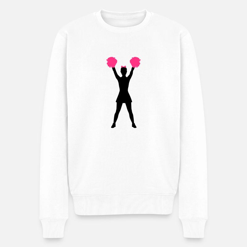 Cheerleader - Pull Premium bio Homme - blanc