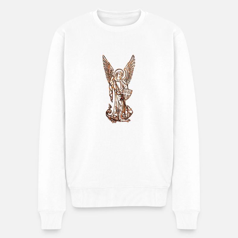 Michel Archange - Pull Premium bio Homme - blanc