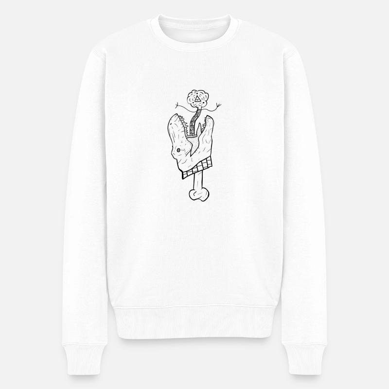 Poulets aigres - Pull Premium bio Homme - blanc