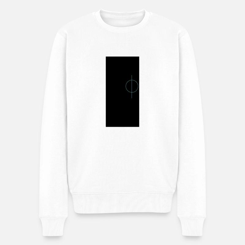 My Design - Männer Premium Bio Pullover - Weiß