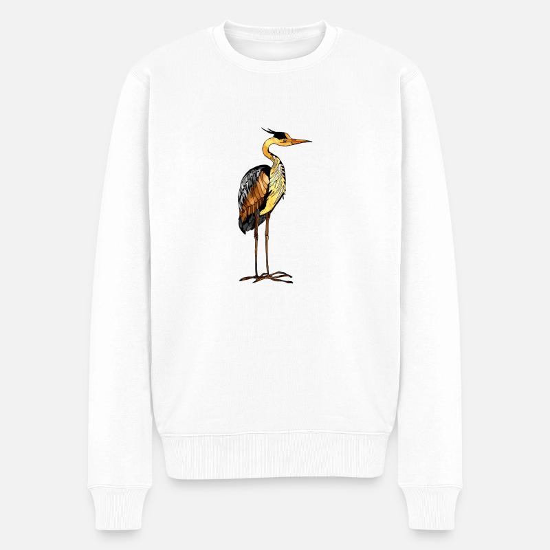 Żuraw - Pull Premium bio Homme - blanc