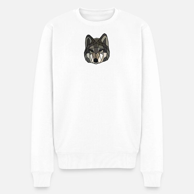 Wolf blanko - Pull Premium bio Homme - blanc