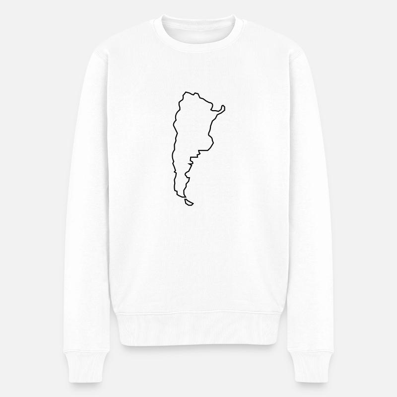 Argentine Aperçu - Pull Premium bio Homme - blanc